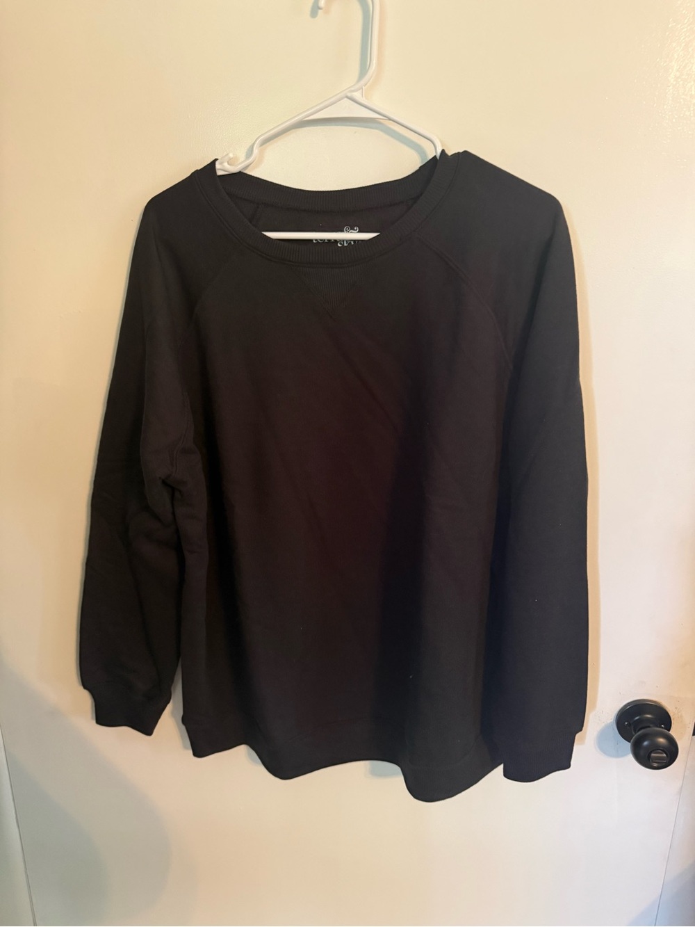 Classic Black Crewneck Sweatshirt